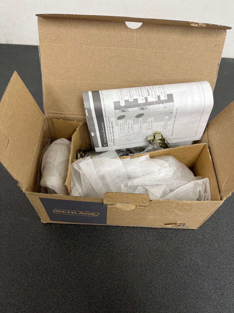 Schlage F59CHP619RH Champagne Right Handed Single Cylinder Interior Pack - Exterior Handleset Sold Separately - Satin Nickel