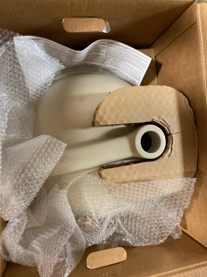 KOHLER Caxton Biscuit Undermount Oval Bathroom Sink with Overflow Drain (17-in x 12-in)