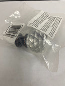 Belwith Keeler B074589-GLVB Chautauqua Collection Knob 1-3/8 Inch Diameter Glass with Vintage Bronze Finish