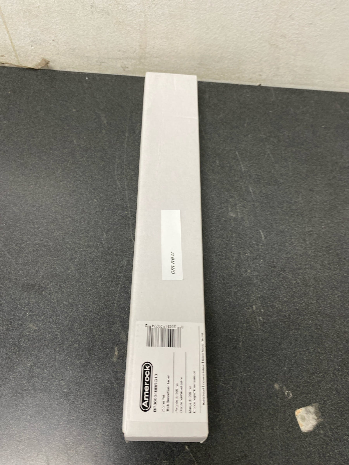Amerock | Cabinet Pull | Black Bronze/Satin Nickel | 10-1/16 inch (256 mm) Center-to-Center | London | 1 Pack | Drawer Pull | Drawer Handle | Cabinet Hardware