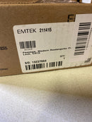 Emtek 2114 7-1/4 Inch Height Passage Pocket Door Mortise Lock from The Modern Rectangular Collection (Satin Nickel)