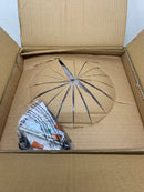 Progress Lighting P3925-20ET Dome 13" Wide 2 Light Flush Mount Ceiling Fixture with Bowl Shade - Antique Bronze