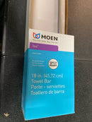 Moen DN0718BN Iso 18" Wall Mounted Towel Bar - Brushed Nickel