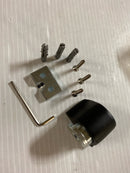 Deltana DSM125U19 Magnetic Dome Door Stop And Catch - Black