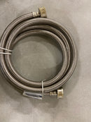 PROFLO PF146816 72" Double Reinforced Washing Machine Supply Hose - Stainless Steel
