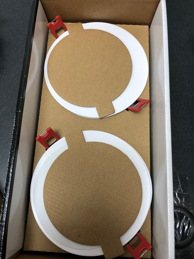 Commercial electric 91470 Ultra Slim 4 in. Adjustable CCT Canless New Construction & Remodel IC Rated Integrated LED Recessed Light Kit (4-Pack)