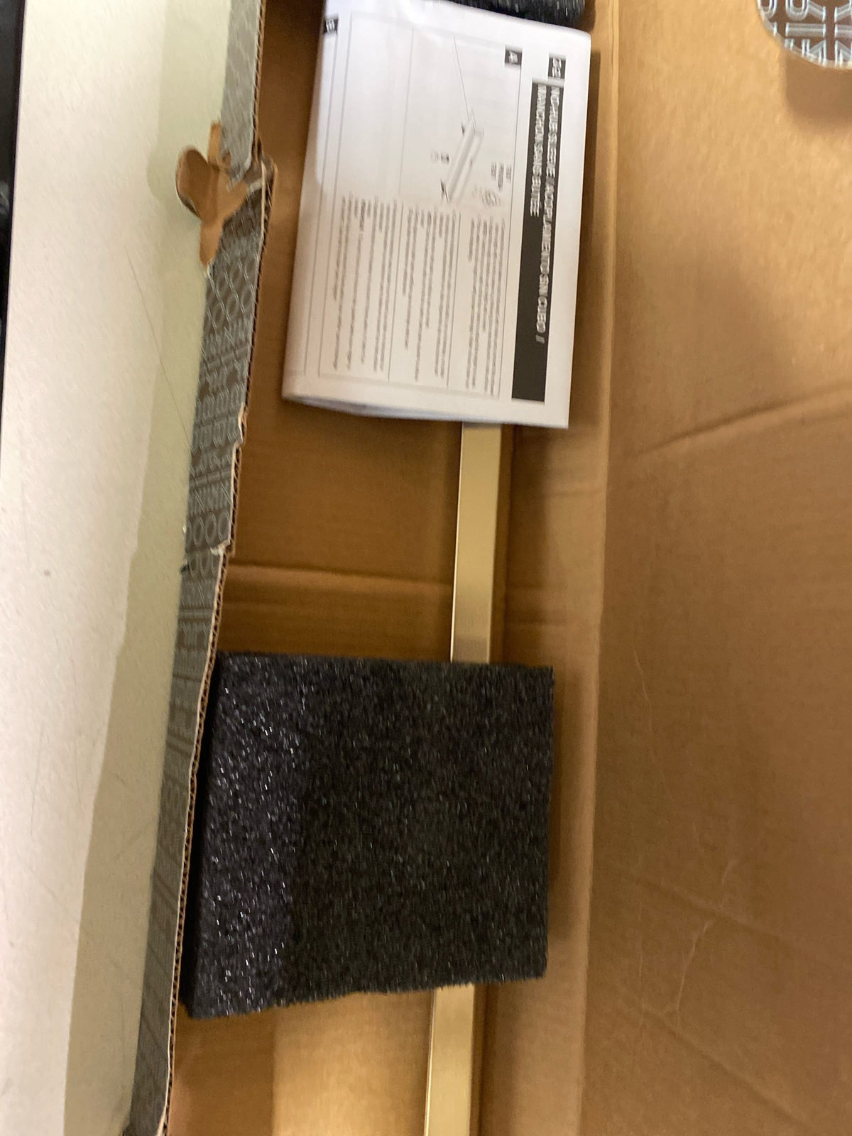 Brizo BT0734870-GL 48" Linear Shower Drain Wall Edge Trim Only - Luxe Gold