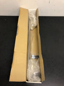 Pamex 24" Zinc Double Bar Towel Bar from the La Quinta Collection - Chrome/Brass