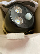 Defiant IS09a4505BRBKTH 120-Degree Black Motion Activated Battery Outdoor Integrated LED Security Flood Light, 4000K