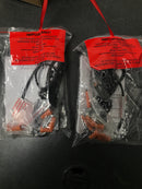 Lnc A03469 Black Swing Arm Wall Lamp Modern 1-Light Hardwired/Plug in Wall Sconce Desk Lamp Wall Lights for Bedroom (2-Pack)