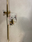 Rohl 1201ULB 24" Wall Mounted Shower Slide Bar - Unlacquered Brass (Living Finish)