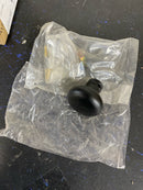 Baldwin 5015190IDM 5015 Non-Turning One-Sided Dummy Door Knob with 5048 Rose from the Estate Collection - Satin Black