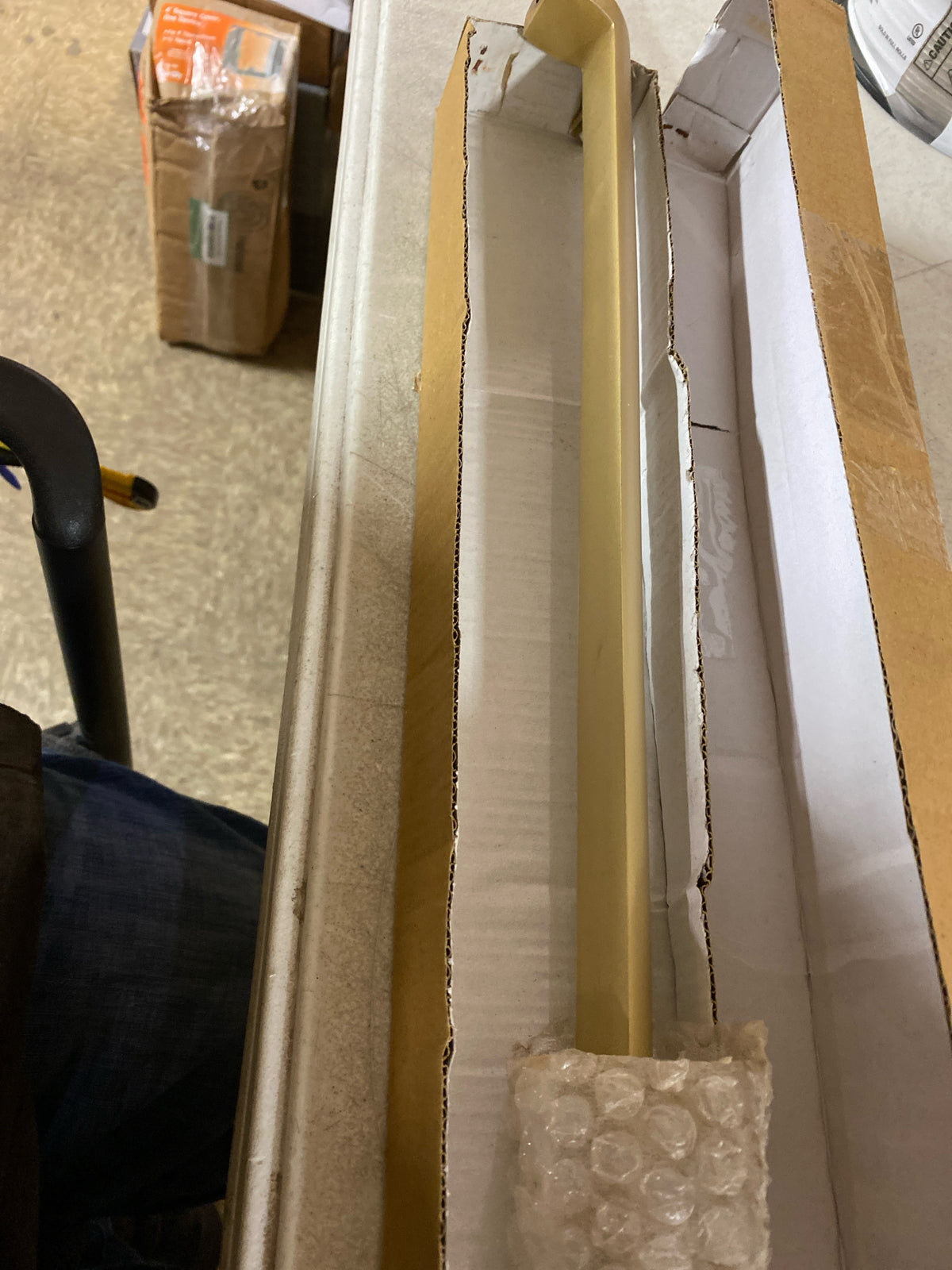 Signature Hardware 24" Rindahl Solid Brass Appliance Pull, Satin Brass