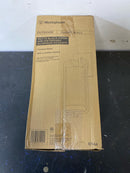 Westinghouse 6114400 Galtero 1-Light Matte Black and Distressed Aluminum Finish Outdoor Wall Mount Lantern with White Frosted Glass