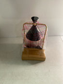 Alsy 24381-000 11.8 in. Black and Gold Modern Candle Warmer Table Lamp with Black Metal Shade and Timer Option