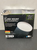 Commercial electric 92060 Flexinstall LED 14 in. White Disklight Recessed Ceiling Light for Home with 5CCT + DuoBright Dimming