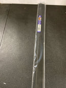 Door Sweep/Gap Filler - 4 FT Black Brush Sweep for Gaps up to 1 1/2" BS-220-BLK (4 FT (48") Long)