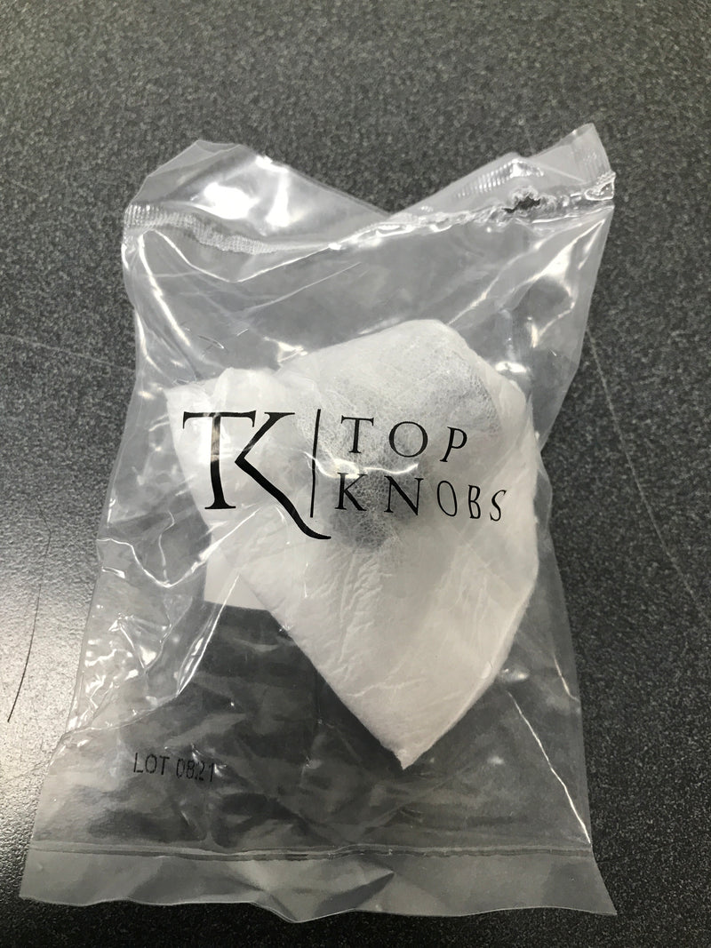 Top Knobs M1123 Essex 1-3/16 Inch Mushroom Cabinet Knob from the Nouveau III Collection - Flat Black