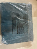 Exclusive home YA013559DSEHC1 A122 Sateen Blue Solid Polyester 52 in. W x 84 in. L Grommet Top Room Darkening Curtain (Double Panel)
