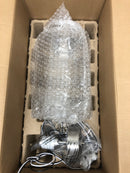 Hampton bay 27328 Mullins 6.75 in. 1-Light Brushed Nickel Mini Pendant with Clear Glass Shade