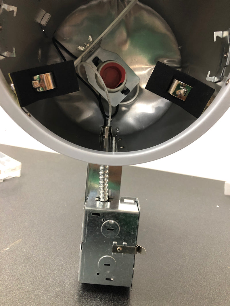 Nora Lighting NHRIC-926QAT 7-1/2" Tall Medium (E26) Remodel Housing for 6" Trims - IC Rated and Airtight - N/A