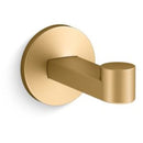 Kohler K-78378-2MB Components Single Robe Hook - Vibrant Brushed Moderne Brass