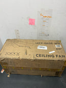 Bellevue BOCFA15873GW Aurelius 60" 8 Blade Indoor Smart LED Ceiling Fan with Remote Control - Gold / White