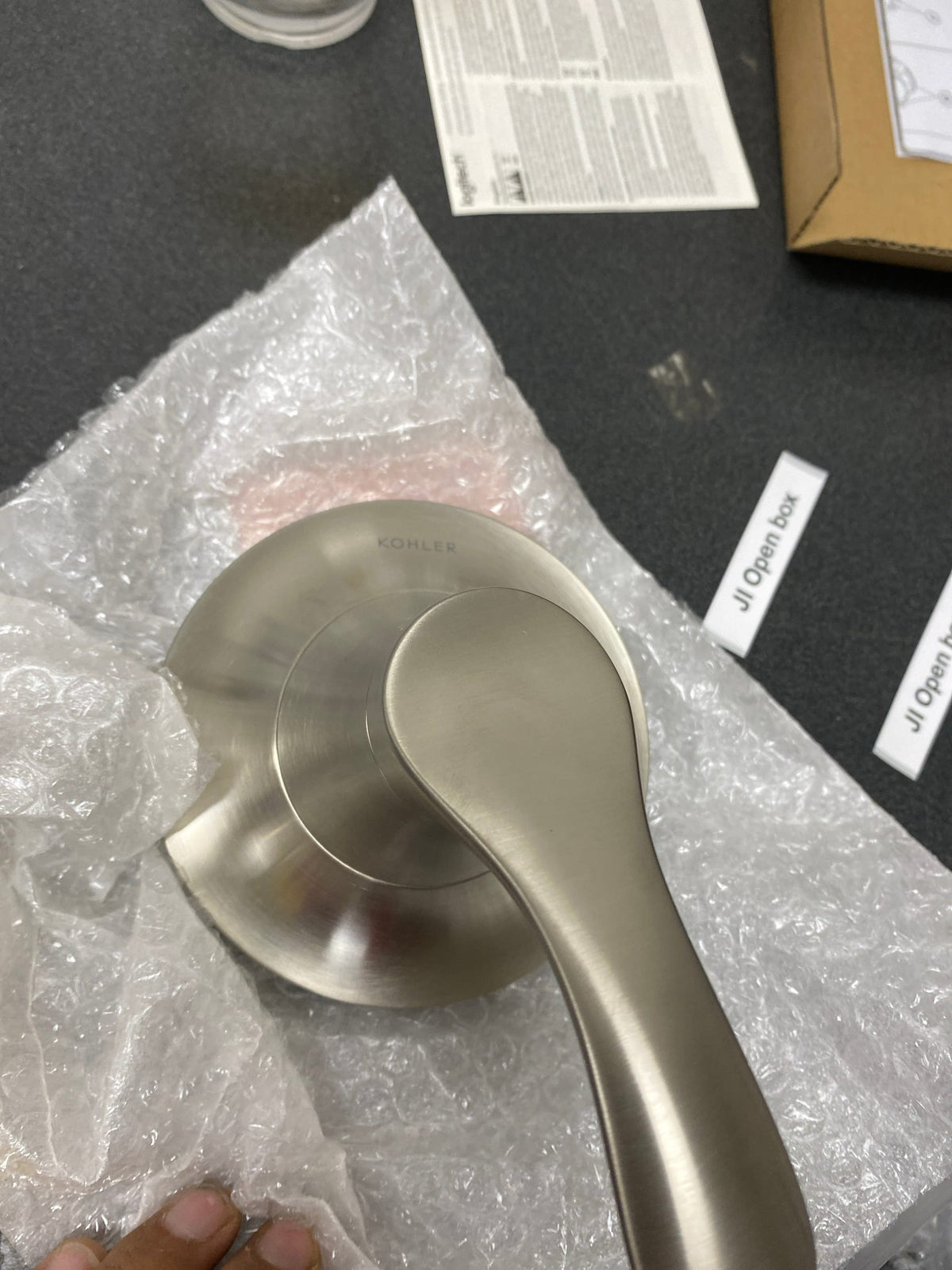 Kohler K-T23951-4-BN Simplice Single Handle 3 Function Diverter Valve Trim – Less Valve - Vibrant Brushed Nickel