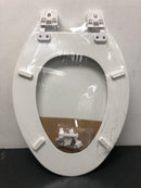 PROFLO PFTSWSC2000WH Elongated Closed-Front Toilet Seat with Soft Close and Easy Clean - White