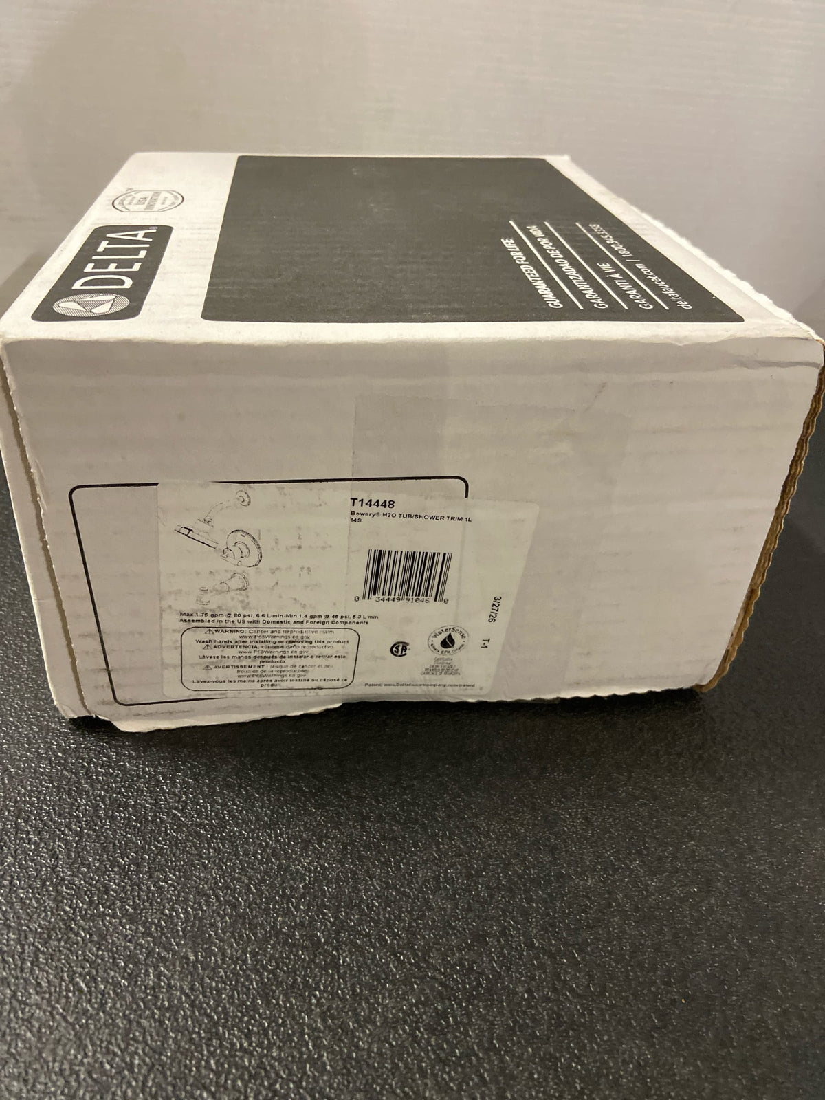 Delta T14448 Bowery Monitor 14 Series Single Function Pressure Balanced Tub and Shower - Less Rough-In Valve - Chrome