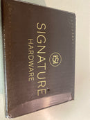 Signature Hardware 447217 Greyfield Single Robe Hook - Brushed Nickel