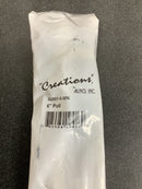 Alno A2801-6-MN Vita Bella 6" Center to Center Modern Smooth Bar Cabinet Pull - Made in Italy - Matte Nickel