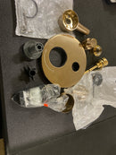 Delta T27859-CZ Trinsic 17 Series Pressure Balanced Valve Trim with Integrated Volume Control and 3 Function Diverter for Two Shower Applications - Less Rough-In - Champagne Bronze