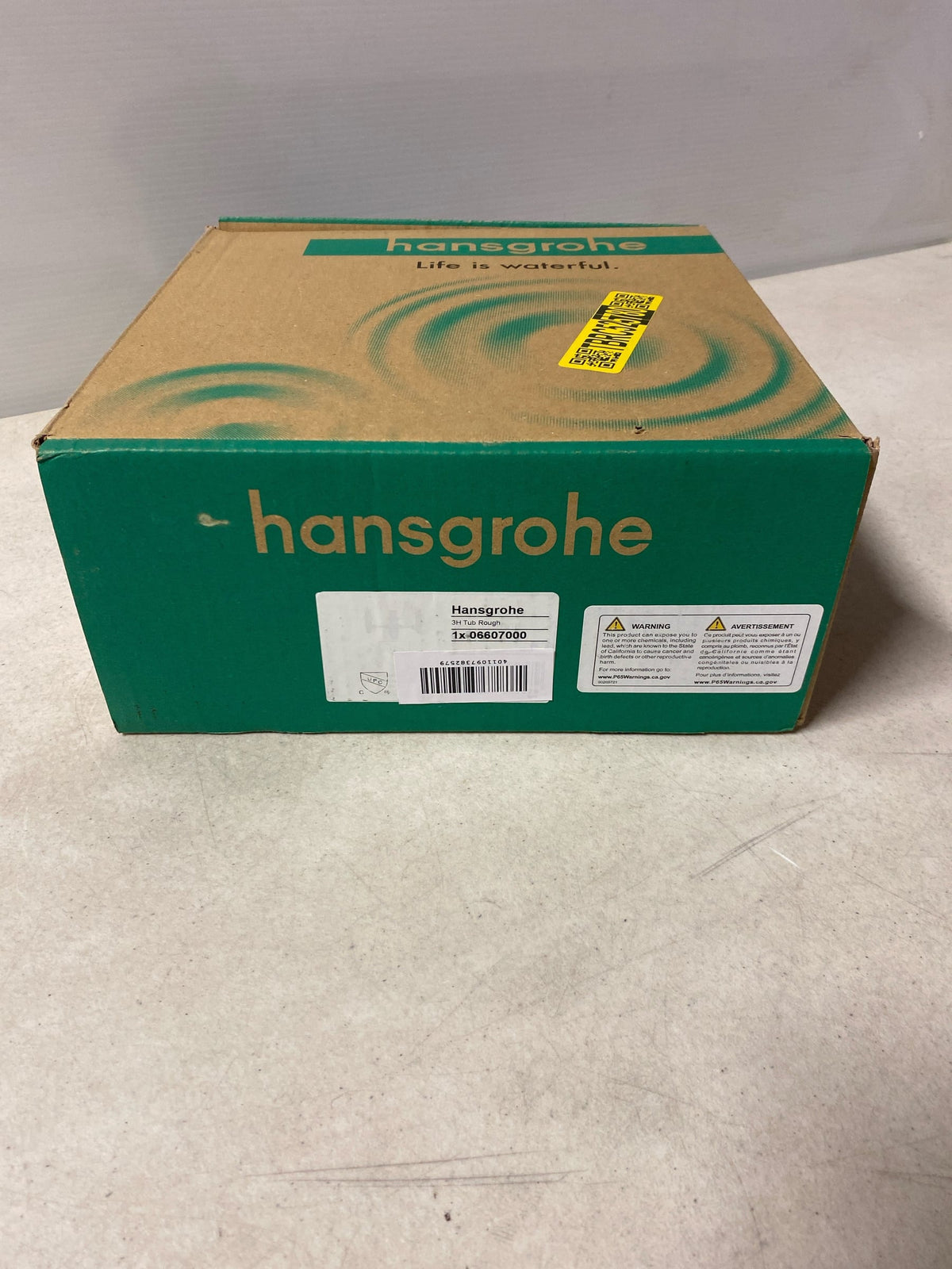 hansgrohe 06607000 Rough, 3-Hole Tub Filler, Brass