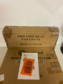 Amgood Stainless Steel Wall Mounted Hand Sink 17 in. x 15 in. with Gooseneck Faucet