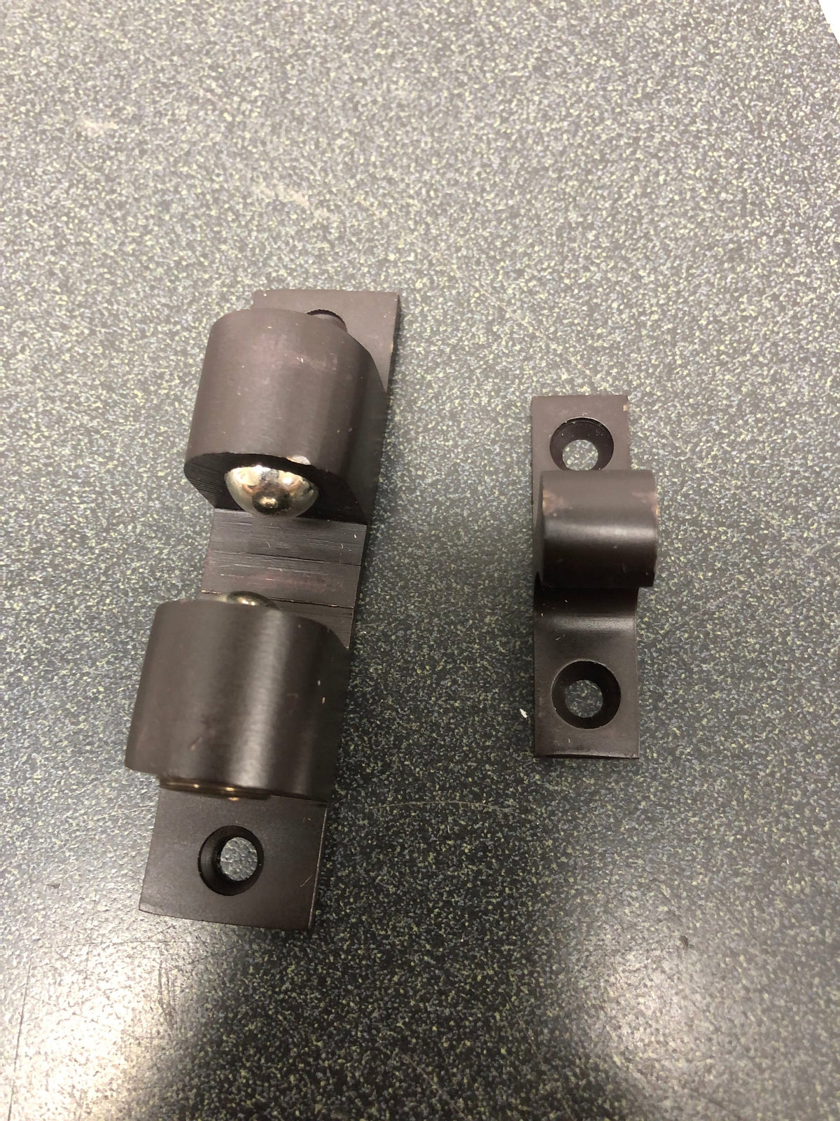 Deltana BTC30U10B Accessory Ball Catches, Solid Brass Ball Tension Catch 3" x 0.75" - Oil Rubbed Bronze