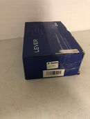 Linnea L10-PAS-PSS Marine Grade 316 Stainless Steel LL100 Passage Door Lever Set with Square Rose - Polished Stainless Steel