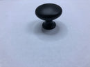 Liberty Hardware PN2001-FB-C Builder's Program 1-1/4 Inch Mushroom Cabinet Knob - Matte Black