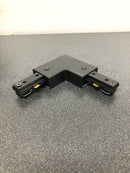 WAC Lighting HL-Right-BK Right L-Connector for H-Track Systems - Black