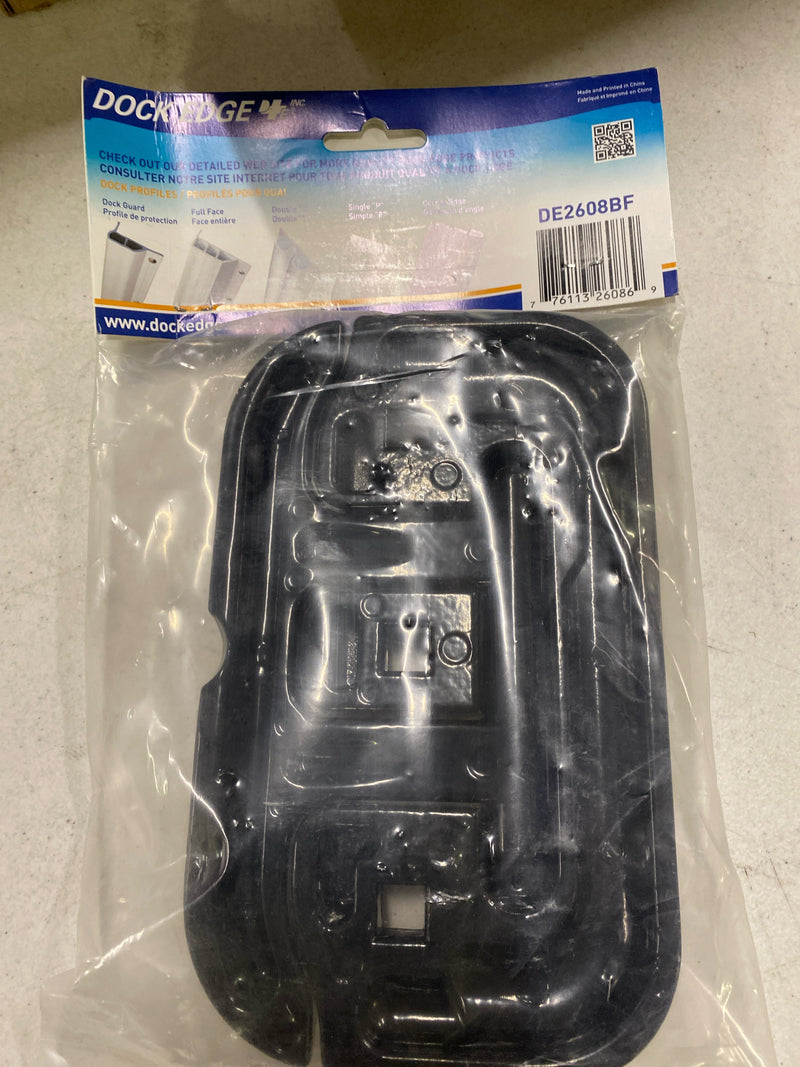 Dock Edge + Flip Up Dock Cleat, 8" - Black Aluminum