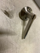 Miseno MLK5031SN Hazel Flat Bar Non-Turning One-Sided Door Lever - Satin Nickel