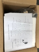 Lamqee 09FDL0097ABK 7.9 in. H. 1-Lightt Black Without Chain Wall Sconce Clear Glass Globe-Light