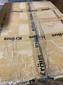 Kraus 30" Single Basin 16 Gauge Stainless Steel Kitchen Sink for Undermount Installations - Basin Rack and Basket Strainer Included