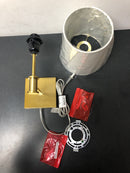 Traditional wall sconce brass (includes led light bulb) - threshold