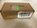 Emtek 8469US19 Square Brass Modern Single Cylinder Keyed Entry Deadbolt - Flat Black