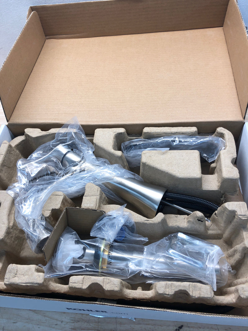 Kohler K-35952-4-BN Buckley 1.2 GPM Single Hole Bathroom Faucet - Vibrant Brushed Nickel