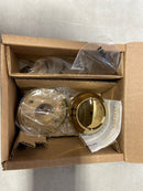 Baldwin HDTRATRR003 Reserve Half Dummy Traditional with Traditional Round Rose in Brass Finish