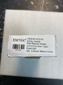 Emtek 91013US4 3.5" x 3.5" Square Corner Plain Bearing Mortise Hinge - Pair - Satin Brass