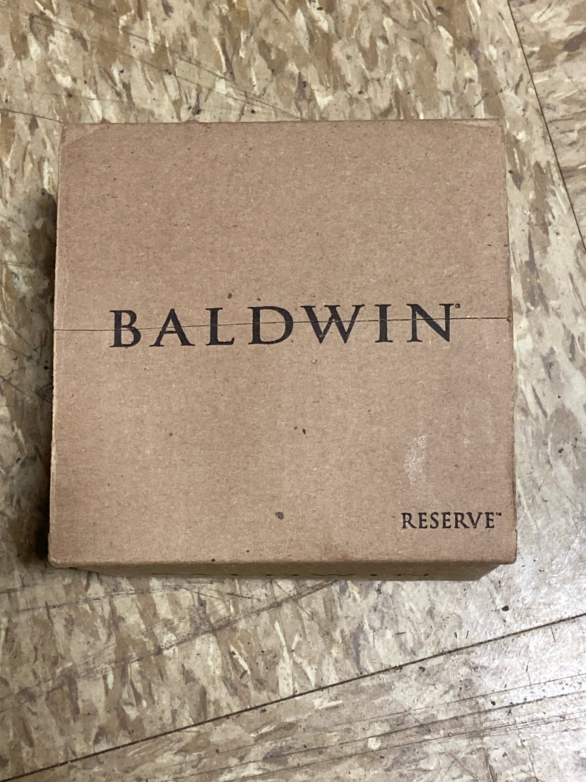 Baldwin DCTSD112 Traditional Square Standard C Keyway Double Cylinder Keyed Entry Deadbolt - Venetian Bronze