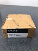 Baldwin R017190PV Pair of Estate Rosettes for Privacy Functions - Satin Black